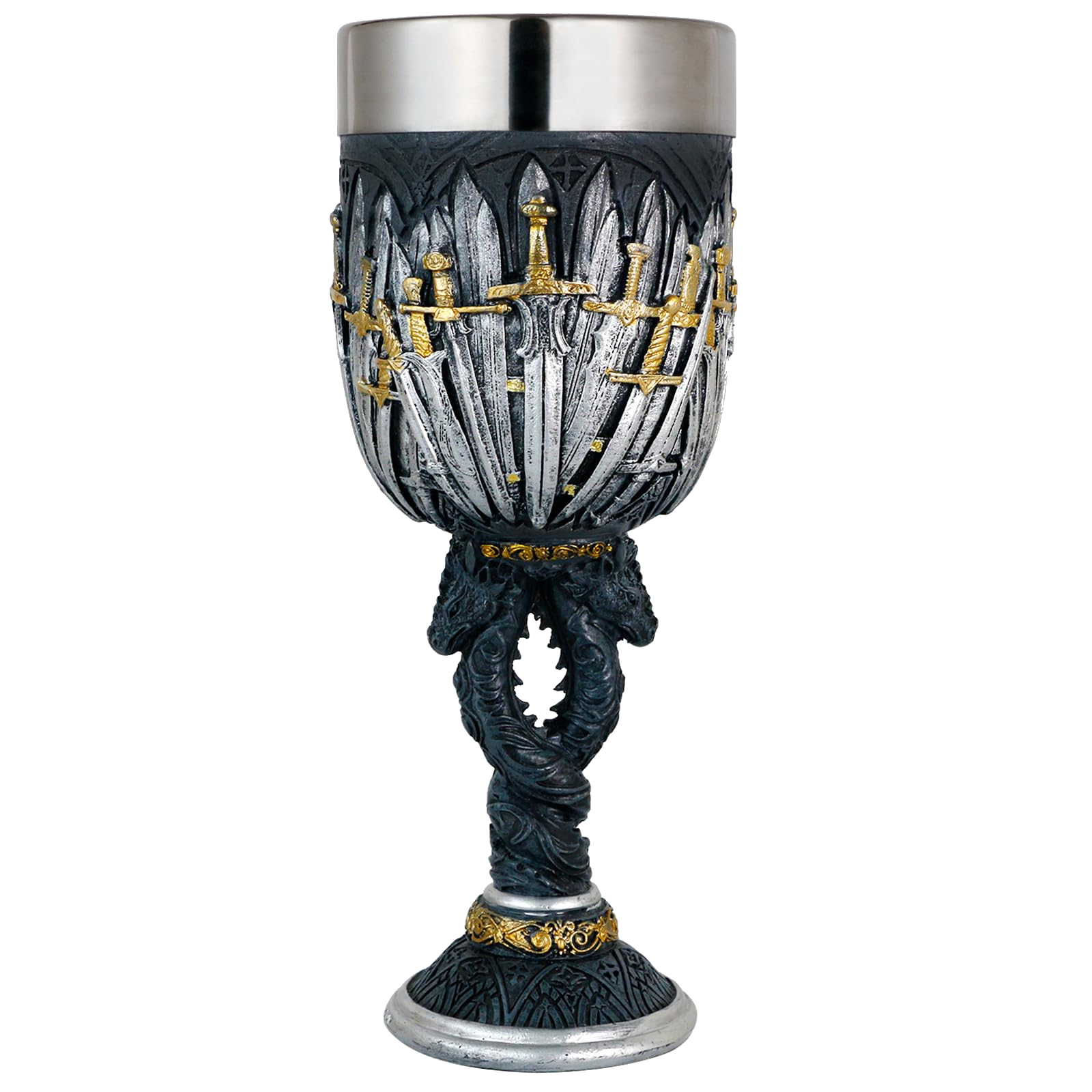 Medieval Swords Dragon Wine Goblet
