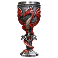 Medieval Dragon Cross Sword Goblet Stainless Steel